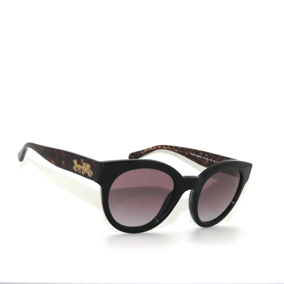 Coach 8265 (L-1084) 500211 55 Black Sunglasses - Picture 4 of 6